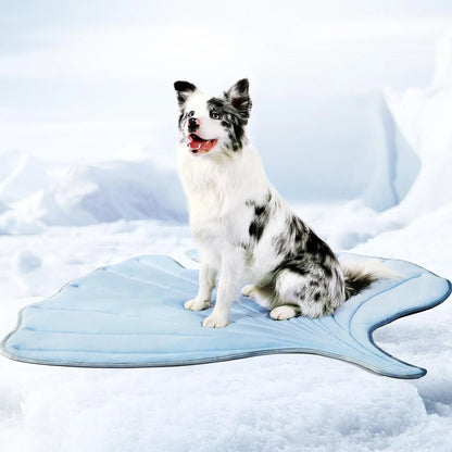 SUMMER COOLING MAT - Eco-Friendly for Large Dogs - Portable, Machine Washable, Durable Cooling Pad for Crate, Camping, and Outdoor Use