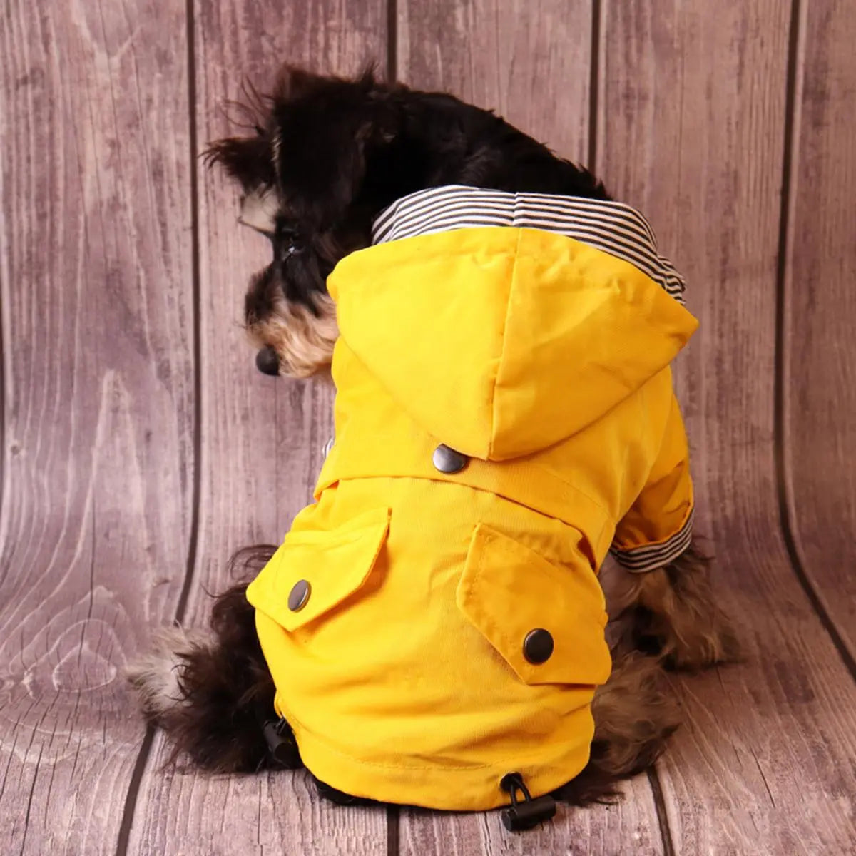 Waterproof Dog Raincoat for Small to Medium Dogs, 1 Count Pet Rain Jacket