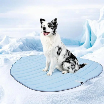 SUMMER COOLING MAT - Eco-Friendly for Large Dogs - Portable, Machine Washable, Durable Cooling Pad for Crate, Camping, and Outdoor Use