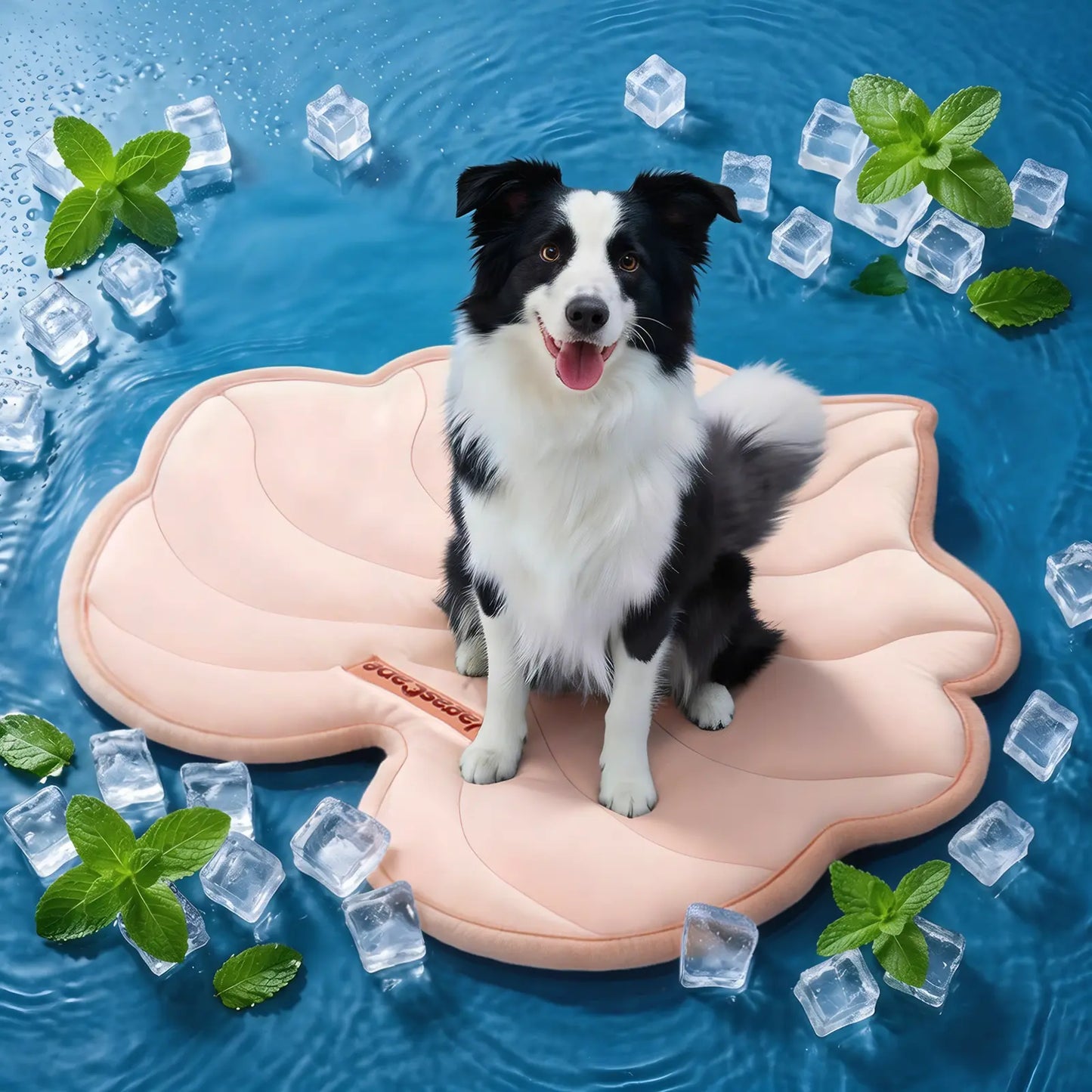 SUMMER COOLING MAT - Eco-Friendly for Large Dogs - Portable, Machine Washable, Durable Cooling Pad for Crate, Camping, and Outdoor Use